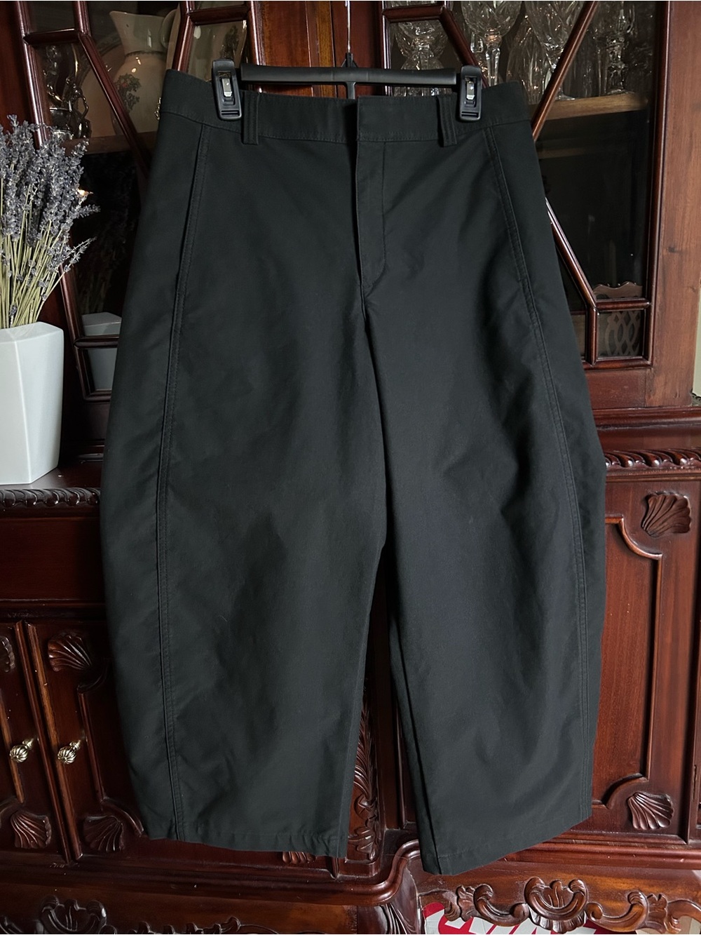 Uniqlo Jersey Barrel Black Pants Size Medium